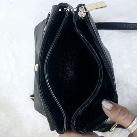 Michael Kors Black Leather Crossbody Bag - Picture 8 of 15